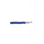 5 Star Braided Rope Blue 1.8m with Polished Chrome Ends FS631879