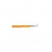 5 Star Braided Rope Gold 1.8m with Polished Chrome Ends FS631893