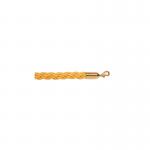 5 Star Braided Rope Gold 1.8m with Polished Brass Ends FS632128