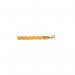 5 Star Braided Rope Gold 1.8m with Polished Brass Ends FS632128