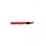 5 Star Braided Rope Red 1.8m with Black Ends FS632500