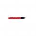 5 Star Braided Rope Red 1.8m with Black Ends FS632500