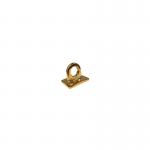 5 Star Wall Plate for Rope Barriers Polished Brass FS632715