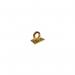 5 Star Wall Plate for Rope Barriers Polished Brass FS632715