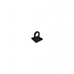5 Star Wall Plate for Rope Barriers Black FS632722