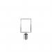 5 Star Vertical A4 Sign Frame Polished Chrome for Belt Barriers FS632821
