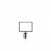 5 Star Horizontal A4 Sign Frame Black for Belt Barriers FS632920