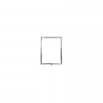 Standard Vertical A4 Sign Frame Polished Chrome for Rope Barriers FS633163