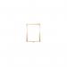 Standard Vertical A4 Sign Frame Polished Brass for Rope Barriers FS633187