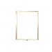 Standard Vertical A3 Sign Frame Polished Brass for Rope Barriers FS633484