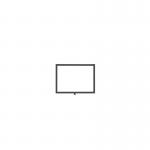 Standard Horizontal A4 Sign Frame Black for Rope Barriers FS633514