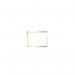 Standard Horizontal A4 Sign Frame Polished Brass for Rope Barriers FS633705