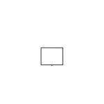 Standard Horizontal A3 Sign Frame Black for Rope Barriers FS633712