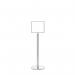 5 Star Sign Stands Polished Chrome Post with A3 Horizontal Sign FS634009