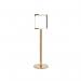 5 Star Sign Stands Polished Brass Post with A3 Vertical Sign FS634047