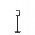 5 Star Sign Stands Black Post with A4 Vertical Sign FS634139