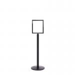 5 Star Sign Stands Black Post with A3 Vertical Sign FS634160