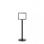 5 Star Sign Stands Black Post with A3 Horizontal Sign FS634320