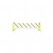 5 Star Flexmaster Expanding Barricade YellowBlack 3.4m FS634337
