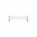 5 Star FlexPro Expanding Barricade RedWhite 3.4m FS634412