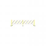 5 Star FlexPro Expanding Barricade YellowBlack 4.9m FS634429