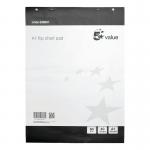 5 Star Flipchart Pad Perforated 40 Sheets A1 (Pack of 5) FS636651