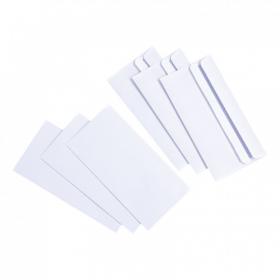 5 Star DL Wallet Envelope Self Seal 80gsm White (Pack of 1000) 638507 FS638507