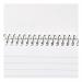 5 Star Shorthand Pad Wirebound 60gsm Ruled 160pp 127x200mm BlackWhite (Pack of 10) FS638671