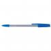 This photo captures a pack of 50 5 Star Ballpoint Pens, featuring a blue medium 1.00mm tip and a 0.7mm line. The sleek design and vibrant blue color make these pens a great addition to any office or school supply collection.