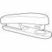 5 Star Value Stapler Half Strip Black FS638841