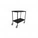 5 Star Mobile Shelf Trolley with Steel Shelves 950x450x900mm FS644190 FS644190