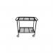 5 Star Mobile Shelf Trolley with Mesh Shelves 950x450x900mm FS644237 FS644237