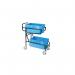 5 Star Mob Container Trolley +2 Containers 1100x410x915mm FS644398 FS644398