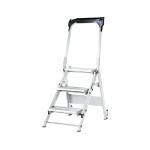 5 Star Easy Slope 3 Tread Folding Step Ladder 550x840x1260mm FS646071 FS646071