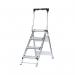 5 Star Easy Slope 4 Tread Folding Step Ladder 570x1130x1480mm FS646163 FS646163