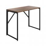 5 Star Lova Folding Rectangular Desk Dark WalnutBlack FS646392 FS646392