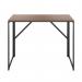 5 Star Lova Folding Rectangular Desk Dark WalnutBlack FS646392 FS646392