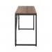 5 Star Lova Folding Rectangular Desk Dark WalnutBlack FS646392 FS646392