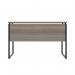 5 Star Vexo Desk with Modesty Panel 1200mm Grey OakBlack FS646484 FS646484