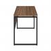 5 Star Vexo Desk with Modesty Panel 1200mm Dark WalnutBlack FS646613 FS646613