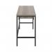 5 Star Varo Rectangular Desk with 2 Drawers Grey OakBlack FS646637 FS646637