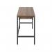 5 Star Varo Rectangular Desk with 2 Drawers Dark WalnutBlack FS646668 FS646668
