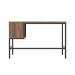 5 Star Varo Rectangular Desk with 2 Drawers Dark WalnutBlack FS646668 FS646668