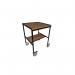 5 Star Mobile Workstation with Undershelf 600x600x860mm FS647146 FS647146