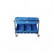 5 Star Mob Cntn Picking Trolley +5 Containers 1260x420x910mm FS647344 FS647344