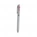 5 Star 4 Colour Ballpoint Pen Grey Barrel BlackBlueRedGreen (Pack of 12) FS667979 FS667979