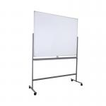 5 Star 1500 x 1200mm Mobile Double Sided Magnetic Whiteboard FS668152 FS668152