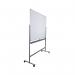 5 Star 1500 x 1200mm Mobile Double Sided Magnetic Whiteboard FS668152 FS668152