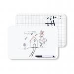 5 Star Frameless Non-Magn Whiteboard PlainGrd A4 Pack of 12 FS669012 FS669012