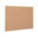 5 Star Cork Noticeboard Oak Effect Frame 1800x1200mm FS669062 FS669062